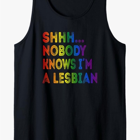 New- Lesbian Funny Tank stop - Picture 1 of 3
